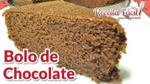 Como Fazer Bolo de Chocolate Bem Fofinho e Saboroso