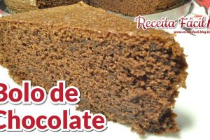 Como Fazer Bolo de Chocolate Bem Fofinho e Saboroso